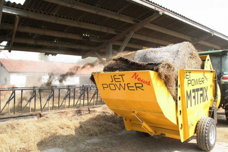 Измельчитель-выдуватель рулонов JET POWER 180 барабанного типа 