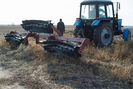 Каток для измельчения пожнивных остатков КИД-6