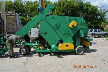Мобильный зерноочистительный комплекс МЗК-70М