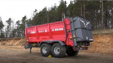 Навозоразбрасыватель 16 т N-272/2 "TAURUS" адаптер 2 шнека