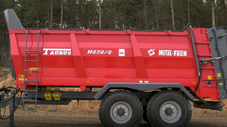 Навозоразбрасыватель 16 т N-272/2 "TAURUS" адаптер 2 шнека